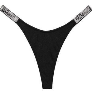 NWT Victoria’s Secret Shine Strap Thong 🖤